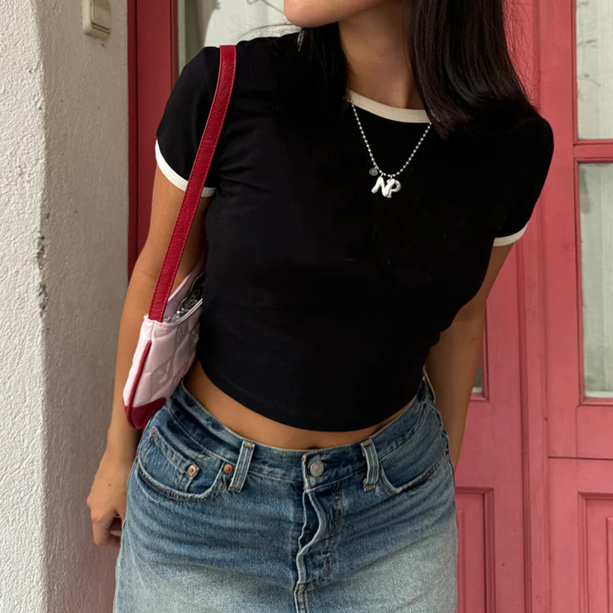 GURFER® RING NECK BABY TEE